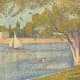 "La Seine à la Jatte Grand, Printemps" ("The Seine to the Grand Jatte, Spring"), Georges Seurat, 1888