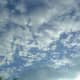Disintegrating stratocumulus clouds