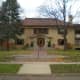 The James Hall Taylor House (1911) at 405 North Euclid Avenue, now Unity Church of Oak Park.