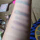Swatches from the left side of the palette. From top to bottom: Pixie, Crystal, Dream, Mystic, Fairy.