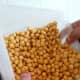 Step Five: Rinse chickpeas thoroughly, then add chickpeas to gravy.