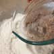 Combine the yeast mixture into the flour mixture.