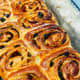 Warm and scrumptious cinnamon rolls. Enjoy rolls with a cup of coffee or tea.