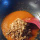 Combine the fried anchovies into the sambal.
