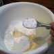 Step Three: Add in baking powder.