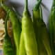 The long green chilies for the dynamite.