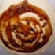 my daughter chose apple butter and white raisins for the topping of choice