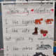 This is a poster I created for the lyrics to "You're My Valentine," one of the songs on the Holiday Jazz Chants CD. What fun it was to sing these songs with my elementary school students!