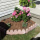 Planting roses, hibiscus, and herbs.
