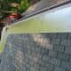 metal flashing is attached on top of the foam sheeting