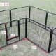 Sample Configurations of the heavy duty playpen. Black finish heavy duty crate in 24&quot; height.