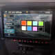 Lots of customization is possible; this screen changes the color of the physical buttons in the front
