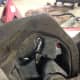 Here is a transmission mount that has failed. Part of the mount was hitting the frame of the vehicle and was making a clunking noise on every bump and start off.