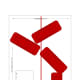 The second and third part. From right to left in reverse, and then left to right to finish.
