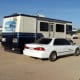Our &quot;new&quot; RV, with the loaner car provided for our day in Mesa.