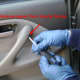 Toyota Camry rear door panel screw #2 removal