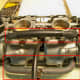 Remove hoses (circled in red)