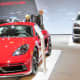PORSCHE vehicles on display