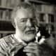 One of the many six-toed cats who roamed the Hemingway House in Key West, Florida while the author was alive.