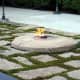 Eternal Flame and grave site of President John F. Kennedy: Arlington National Cemetery.