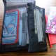Wherever I go notebooks and see thru pouches to contain small important stuff!