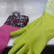 Treasures from the Dollar Store. Love these colorful and practical gloves...one for each chore!