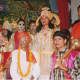 During Ramleela, actors act out incidents from the life of Rama.