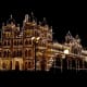 The Mysore Palace is illuminated at night to commemorate the occasion.