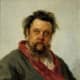 Ilya Repin's famous portrait of Mussorgsky, finished just days before his death.