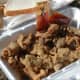 Fried chitlins at the annual Chitlin Strut in Salley, SC.