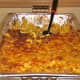 Macaroni and cheese prepared by Sheila Coley.