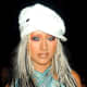 Aguilera in a risque ensemble at the 2002 Video Music Awards.