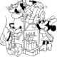 Mickey, Minnie and Pluto Christmas Printable