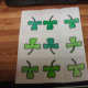 Color the little shamrocks before cutting these out.