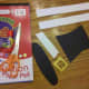 Cut out hat shape, white strip, and buckle from construction paper.