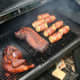 Barbequing food