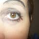Painted fake eye lashes below my eye