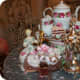 What a gorgeous tea setting for the main table at a Victorian Themed Tea Party!