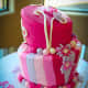 Pink cake for a little girl.