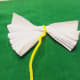 Tissue paper flower made from gift wrapping tissue paper