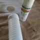 Spray paint the canister and its lid separately.