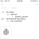 Tap the audio file icon, and then hold your finder against the symbol featuring four arrows.