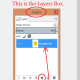 The Floating Layers Box and the Duplicate Layer button.