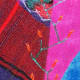 Add buds to double feather stitch vines