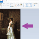 You should now see your image in Paint. (Image is Public Domain image courtesy of Wikimedia Commons---http://commons.wikimedia.org/wiki/File:DeScott_Evans_The_Connoisseur.jpg