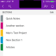 Navigate to the notebook that contains the section you want to password protect.