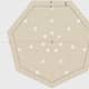 With the offset applied, notice the dimension added as well on the top of the heptagon.