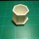 The planter and tray assembled.