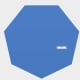 Selecting the heptagon as the profile for the extrusion. This will be our planter tray bottom.