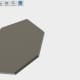 After you apply the extrusion, rotate the part a bit to have a look at it.